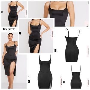 House of CB Casimira Dress in black large (plus cups)